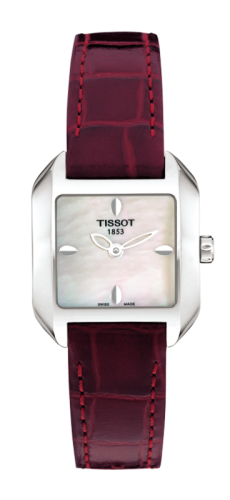 Tissot T-Wave Square Quartz 23.6 Stainless Steel / MOP / Strap